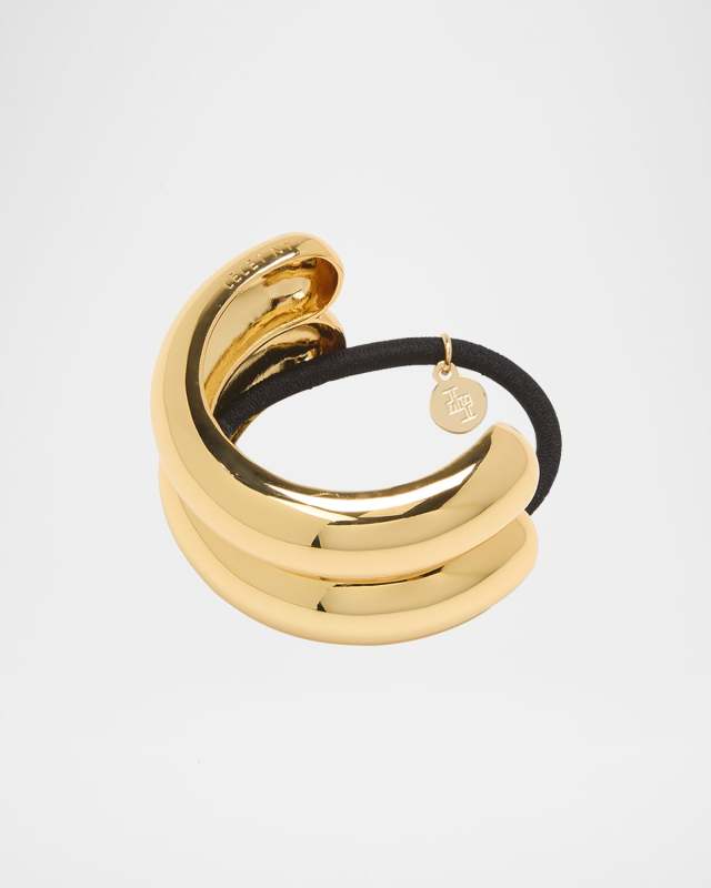 Glossy Double Arch Ponytail Cuff